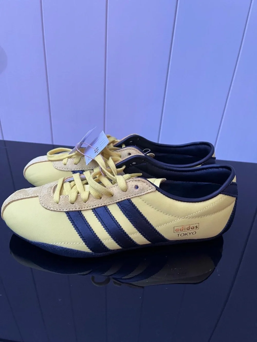 adidas Originals Tokyo Pure Sulfur Black Size 8 Women's Retro Shoes NIB